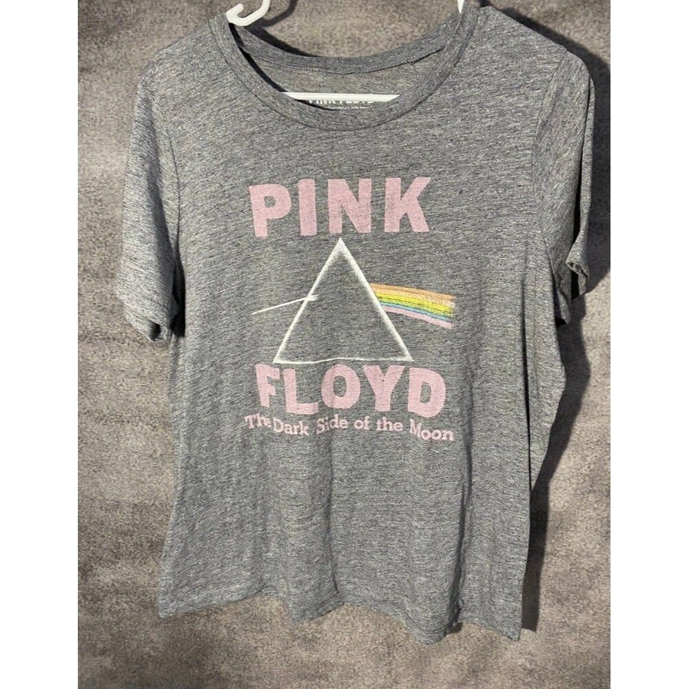 Pink Floyd The Dark Side of the Moon Gray T-Shirt XL Official Licensed 2021